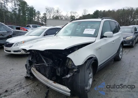 2008 BMW X3 3.0Si z USA, uszkodzony, nr VIN WBXPC93468WJ15397